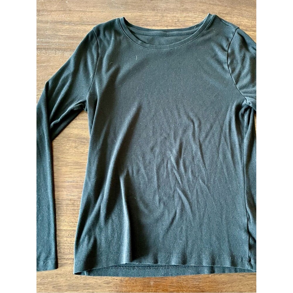 A New Day Black Long Sleeve Crewneck Tee – Size Large